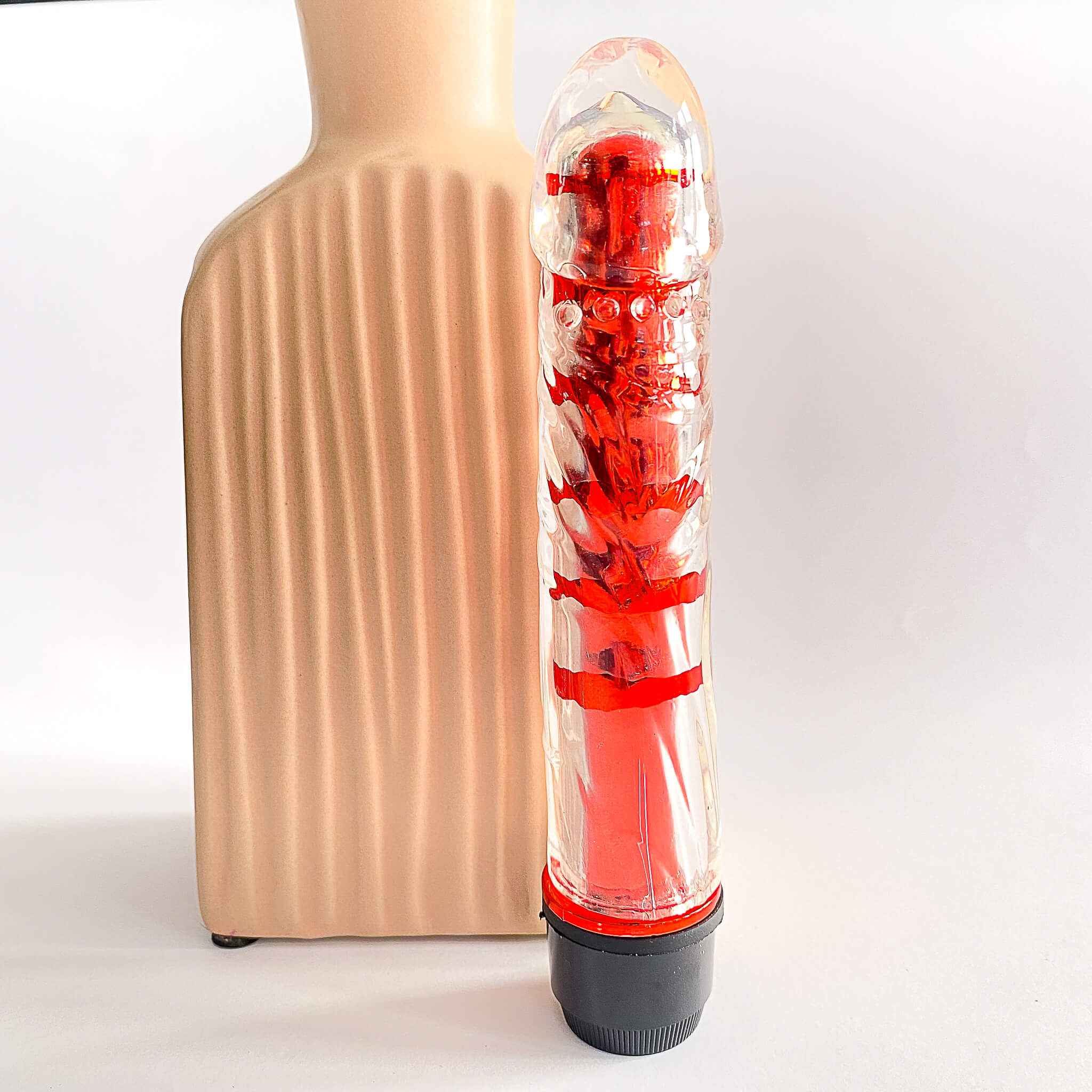 Transparent Dildo Shaped Bullet Vibrator