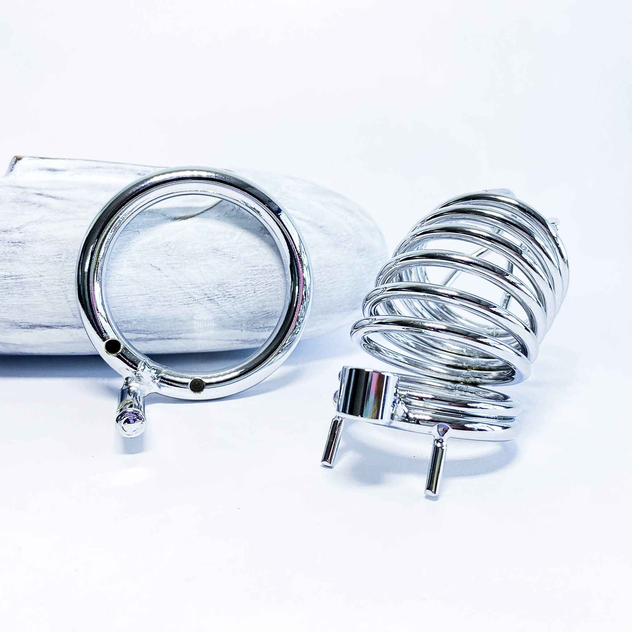 Rings of Imprisonment Male Chastity Cock Cage