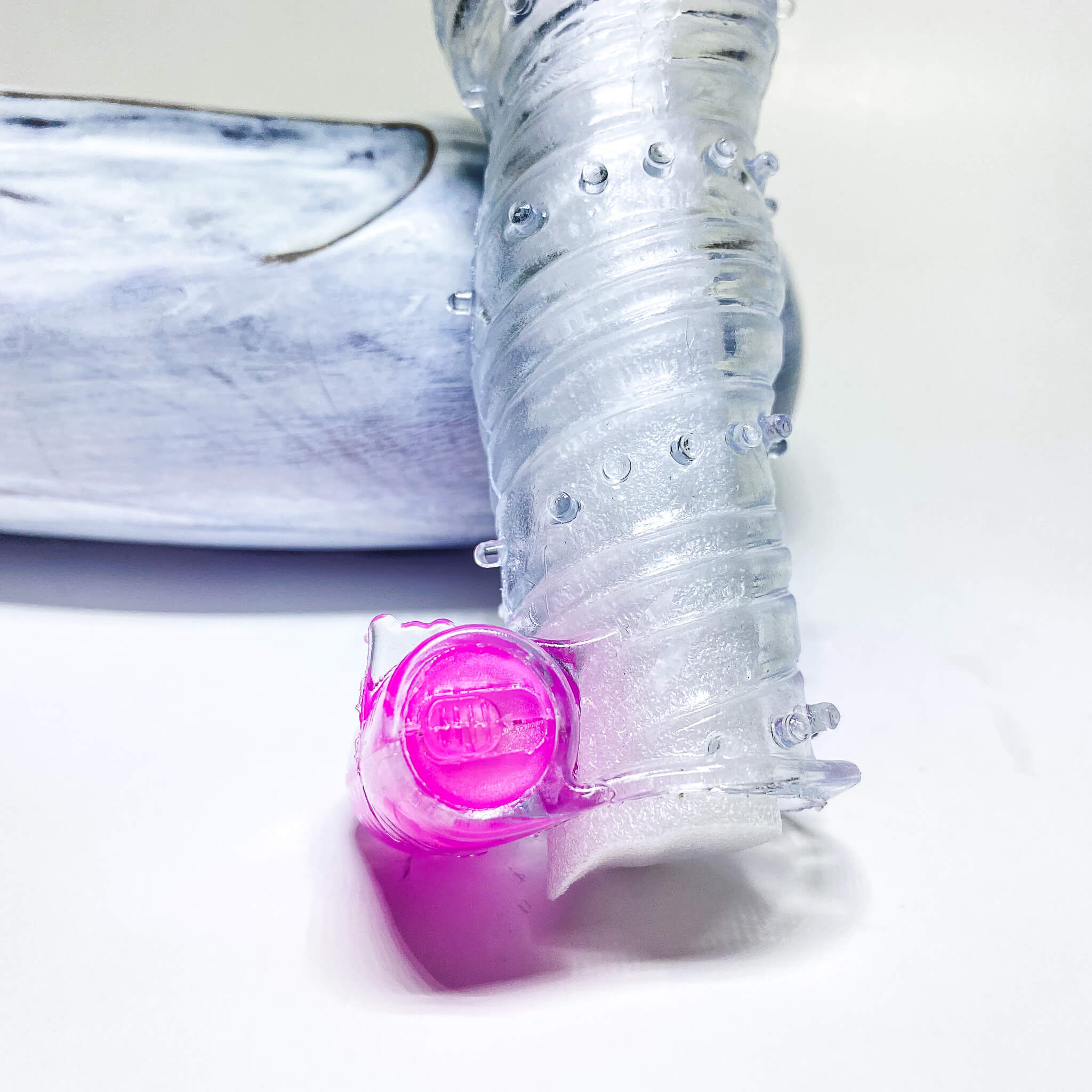 clear vibrating penis sleeve