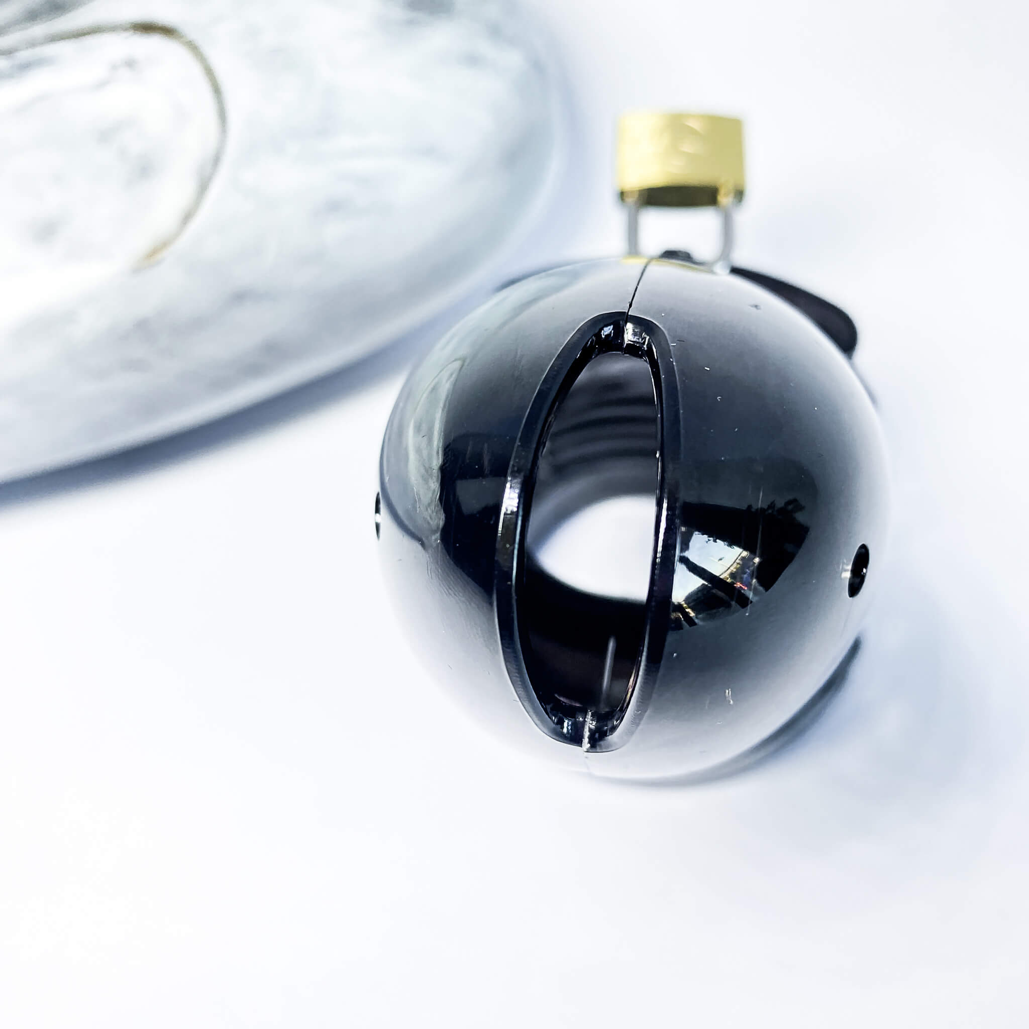 cock cage urination hole