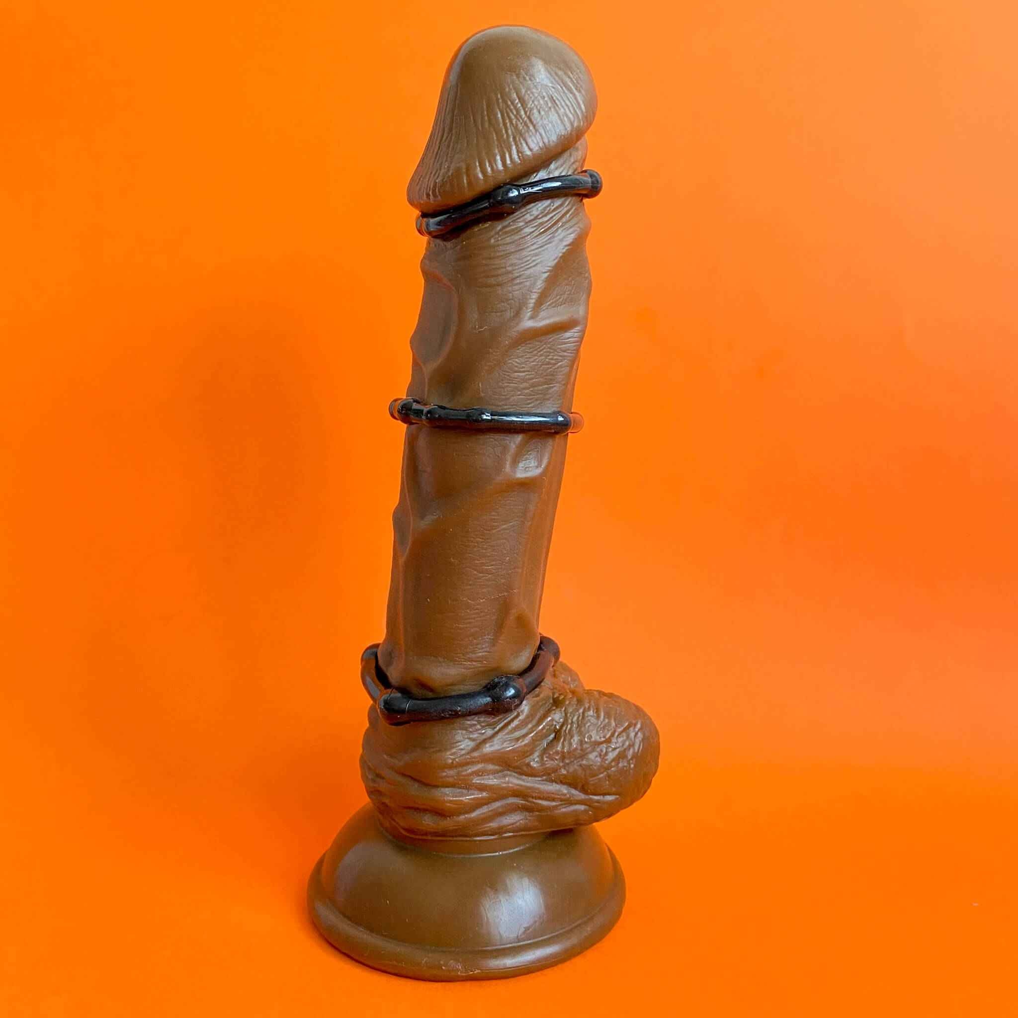 Stay Hard Delayed Ejaculation Cock Ring Set - 3 Pieces