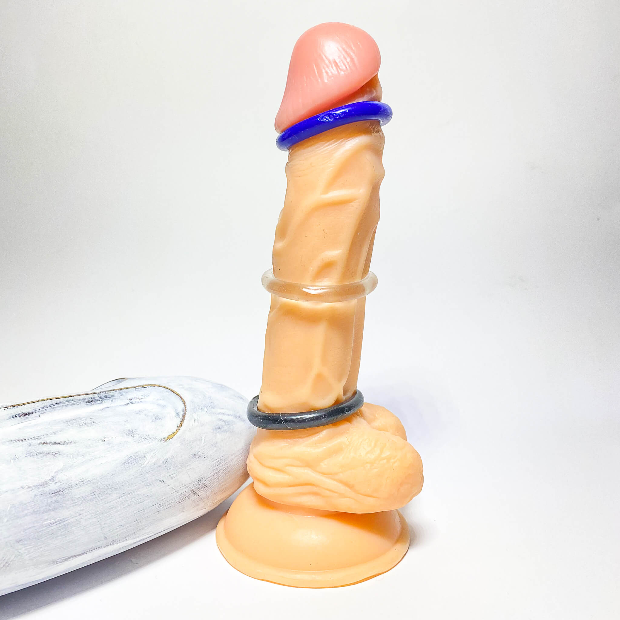 cock ring set donut shaped stretchable