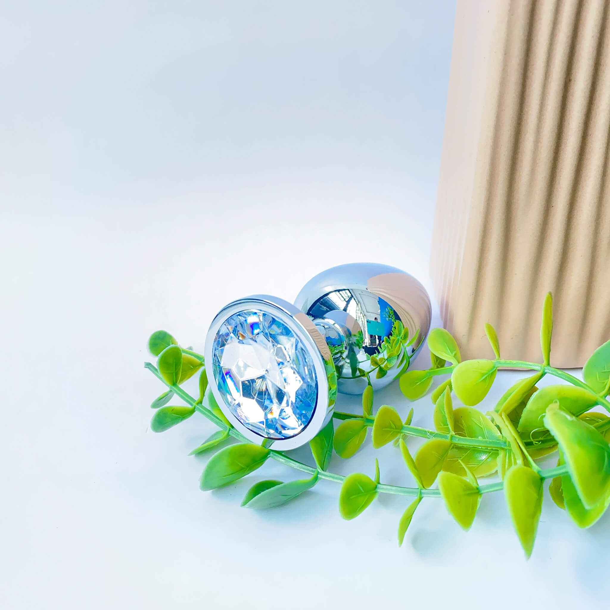 Diamond Metal Anal Butt Plugs 3 Piece Set