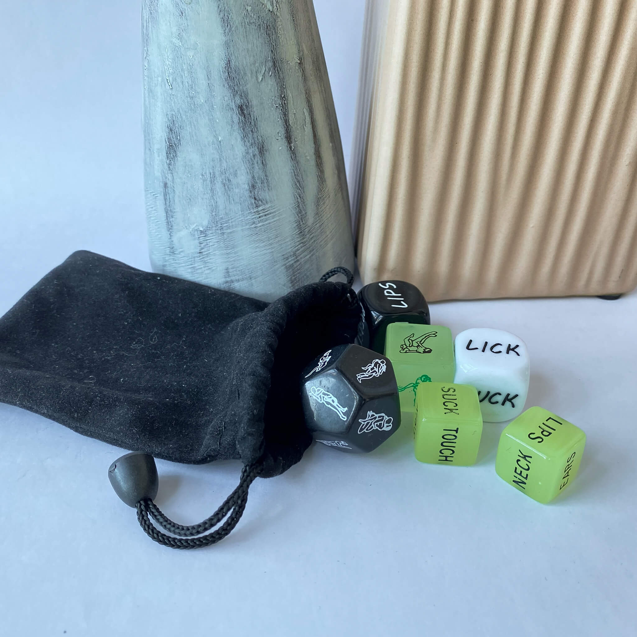 4Play Essentials Wilder Weekend Couples Sex Toy Kit dice set