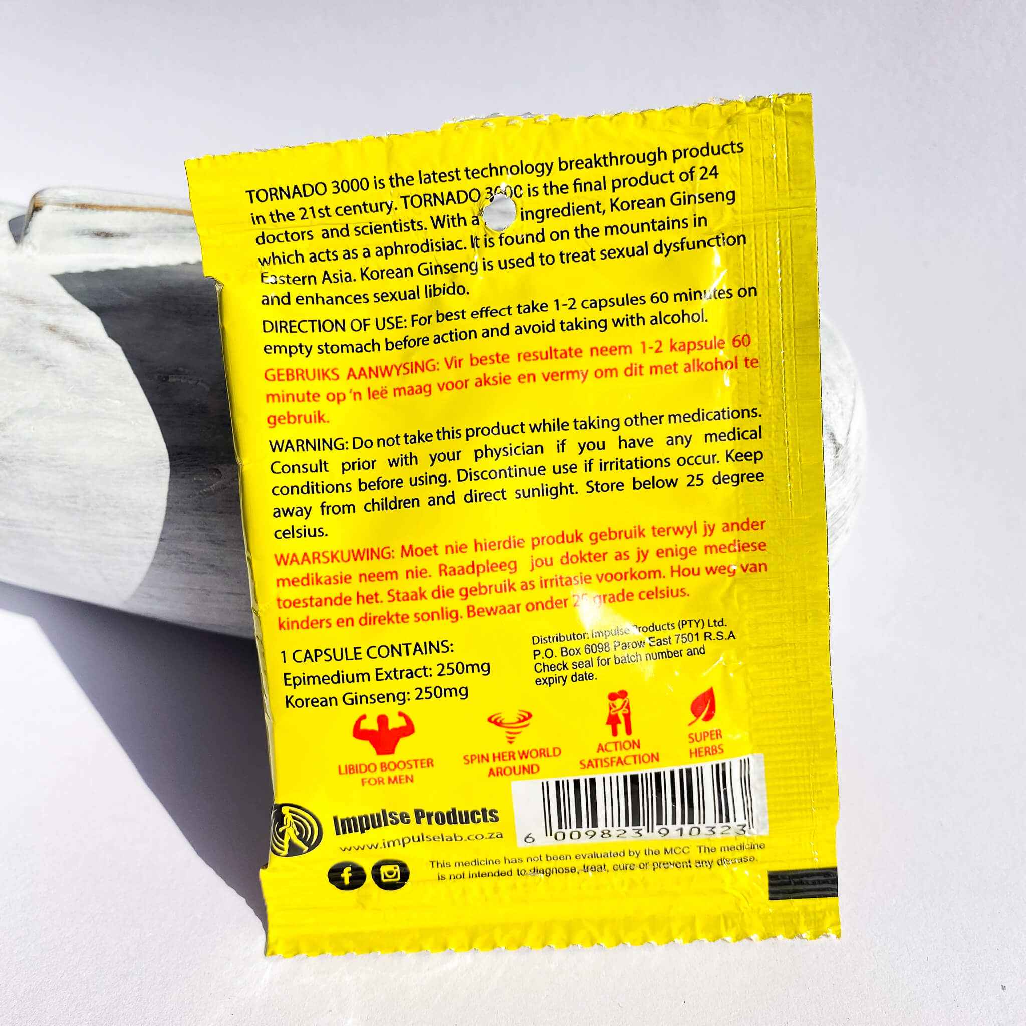 Dr Lee Tornado 3000 Capsules (3’s)