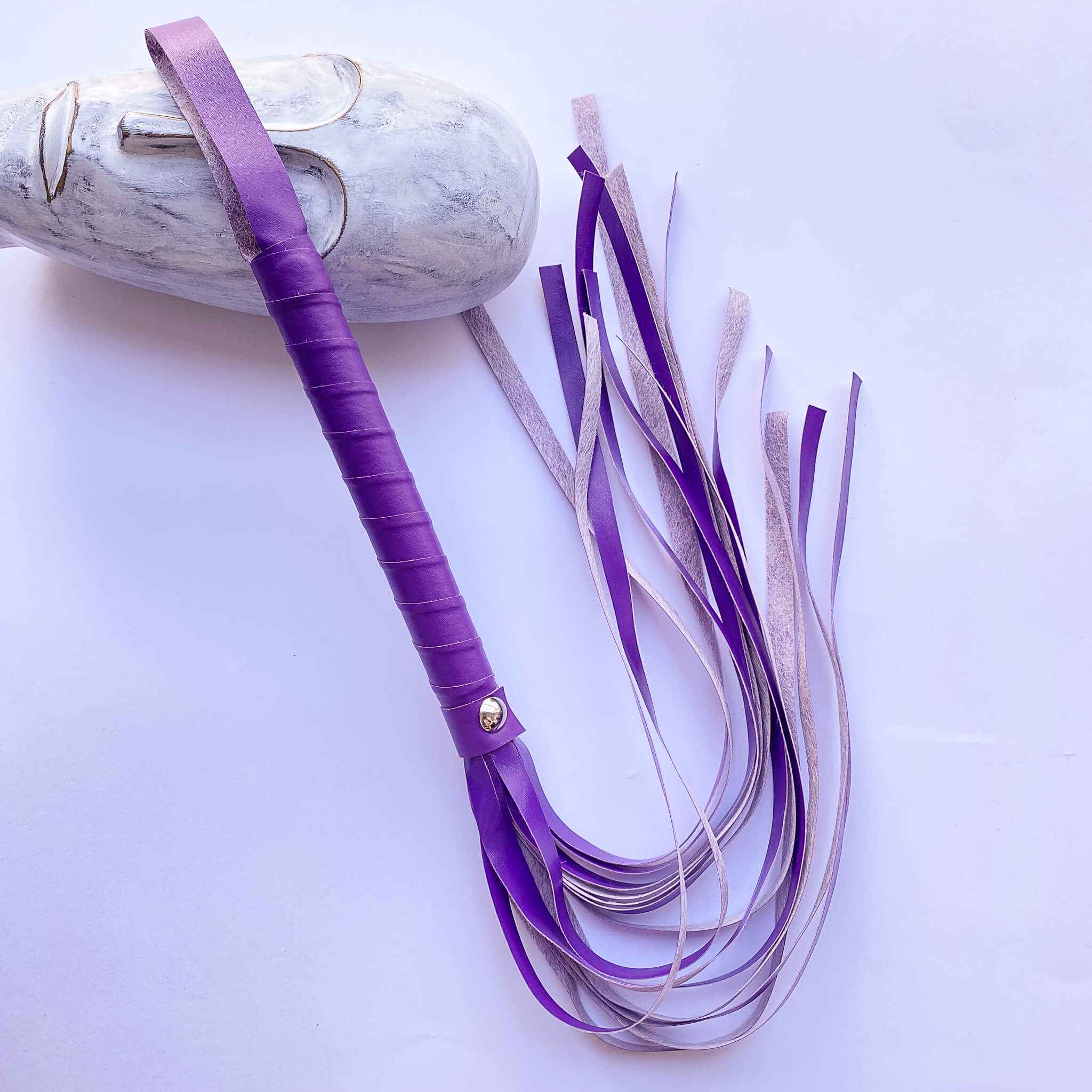 Mini Leather Flogger Whip