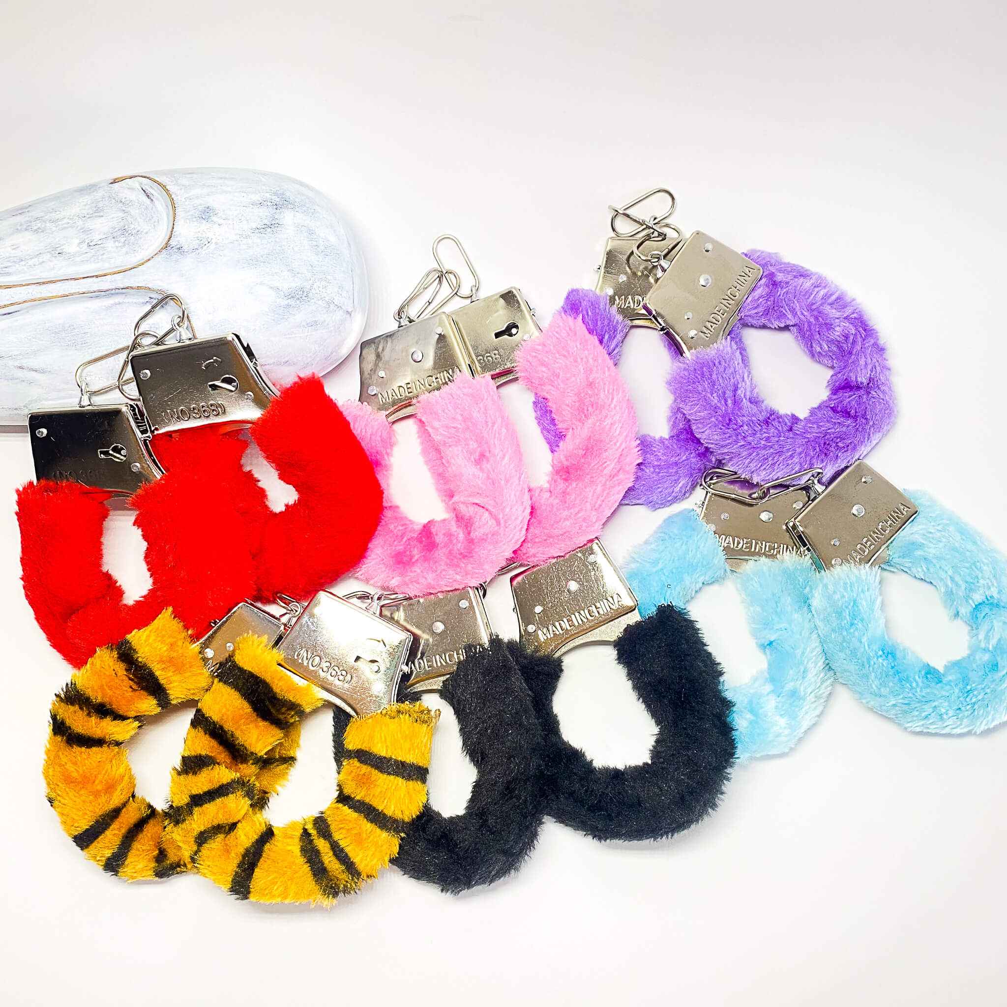 Fluffy handcuffs - 5cm