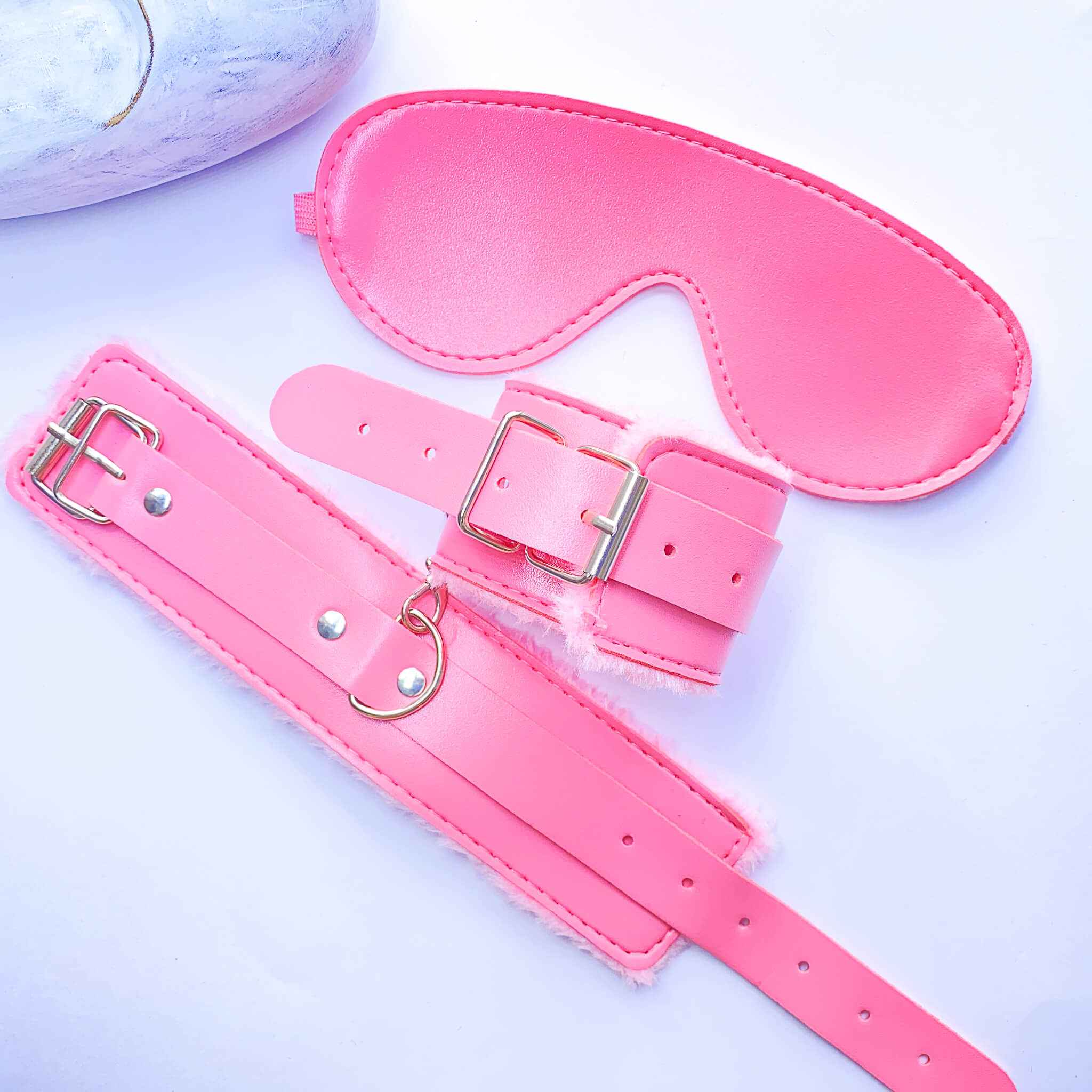 Blindfold & Cuffs Light Bondage Kit (2-pieces)