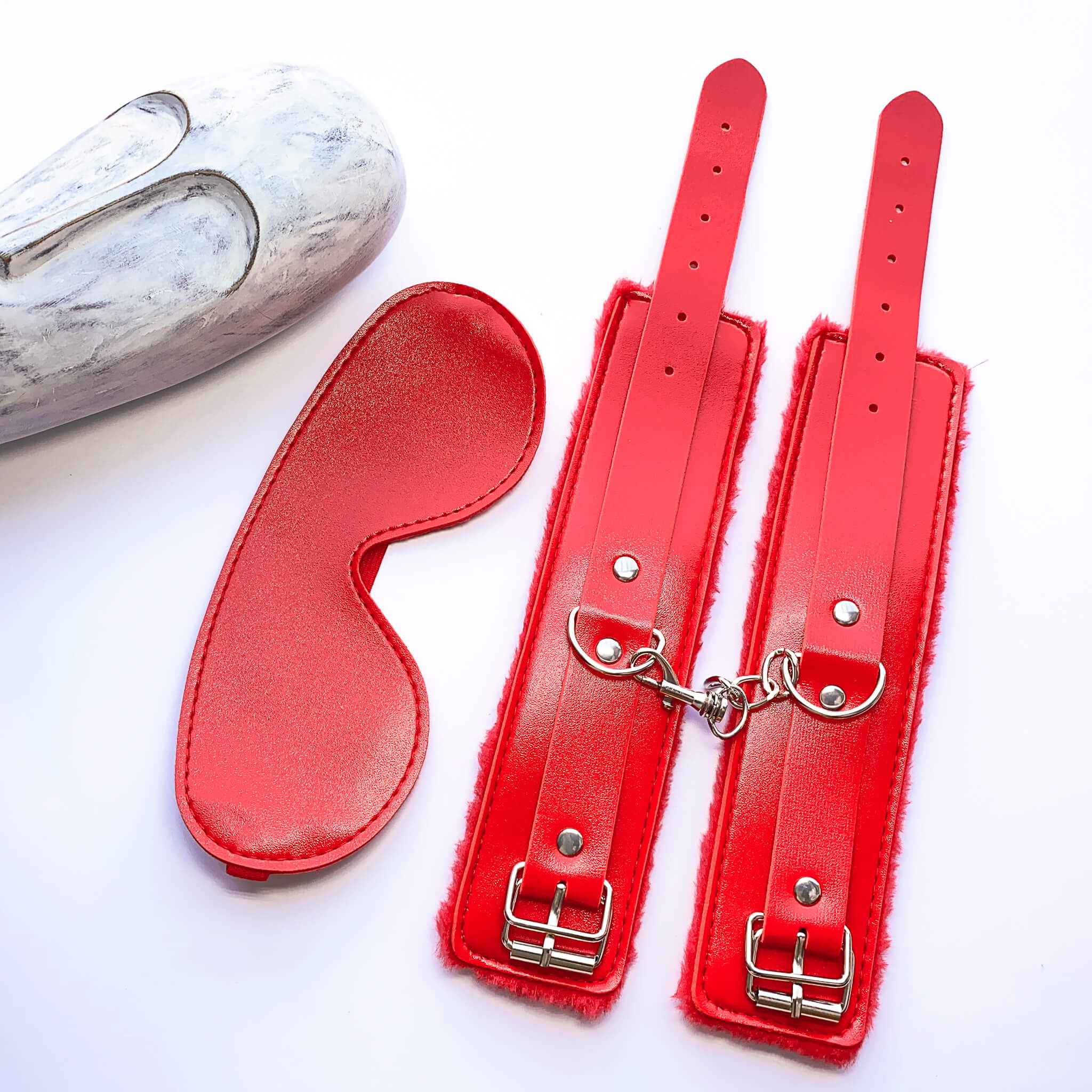 Blindfold & Cuffs Light Bondage Kit (2-pieces)