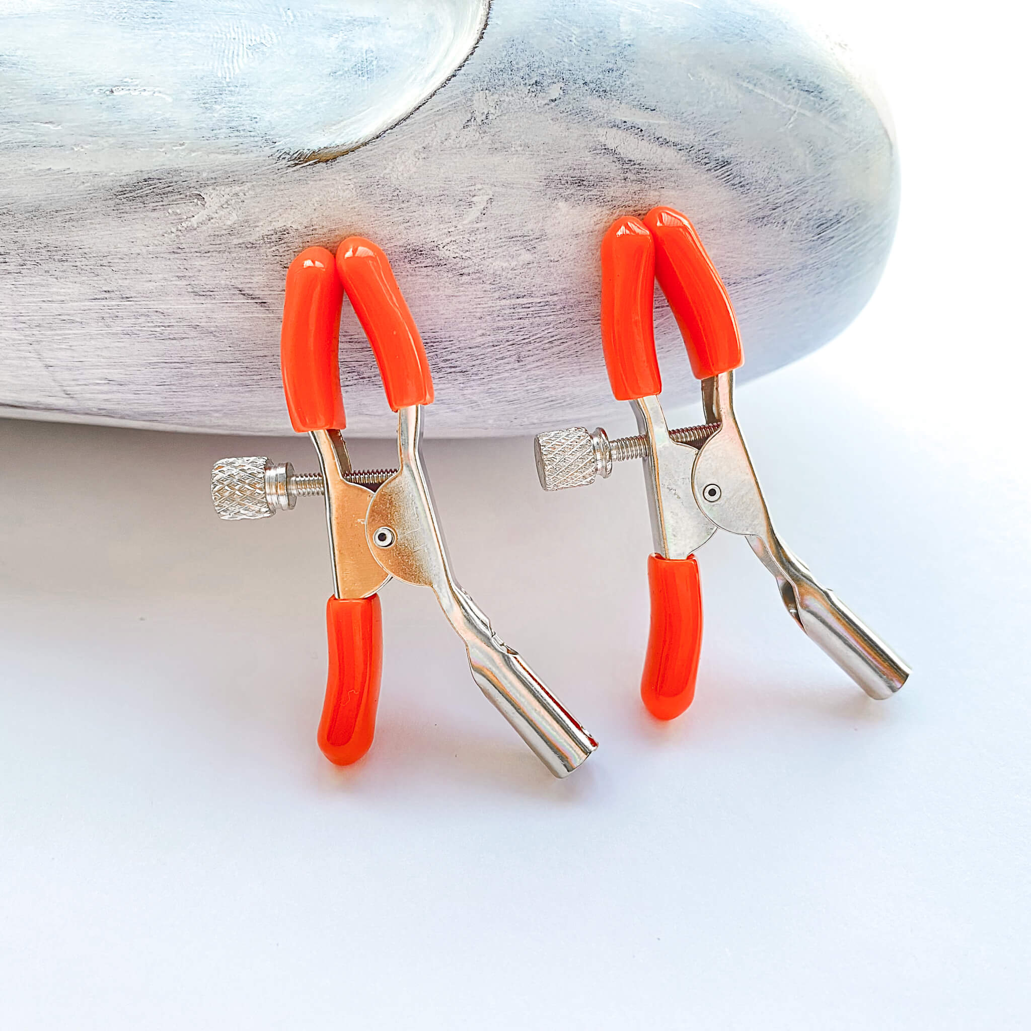 orange nipple clamp