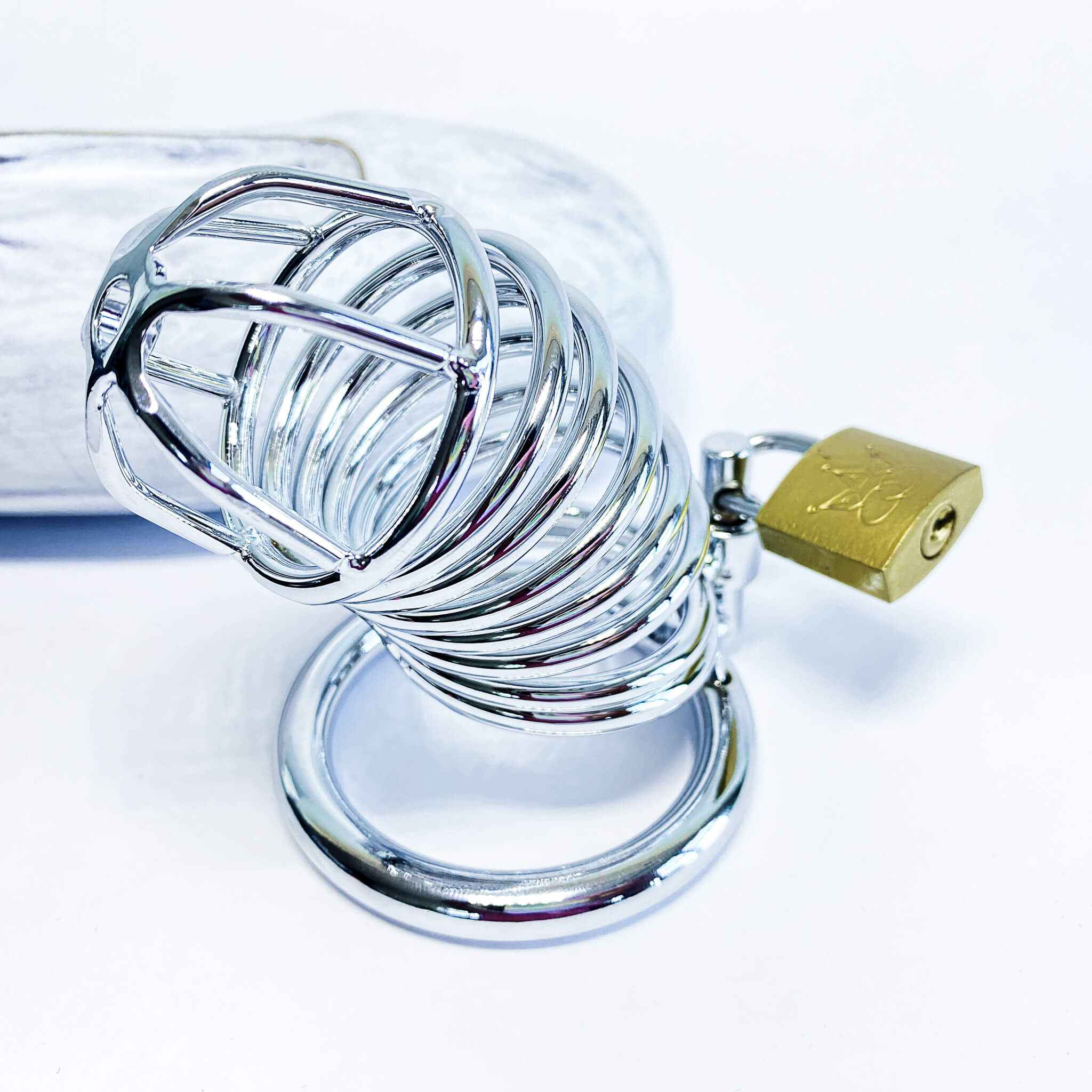 Rings of Imprisonment Male Chastity Cock Cage