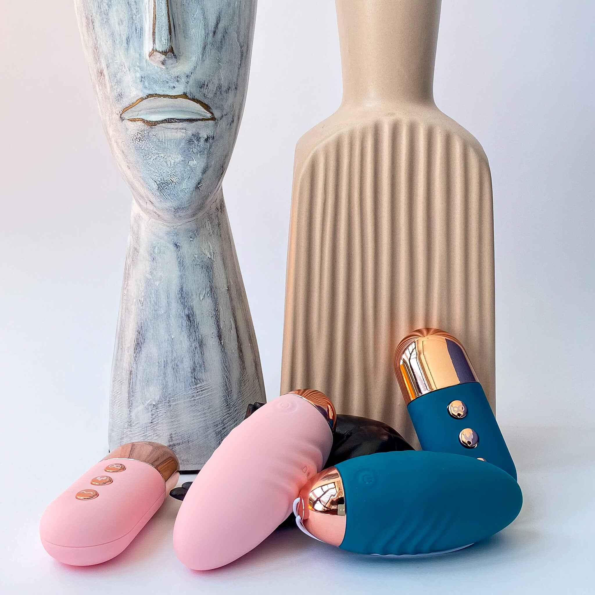Wireless Remote Control Egg Vibrator with Heating Function