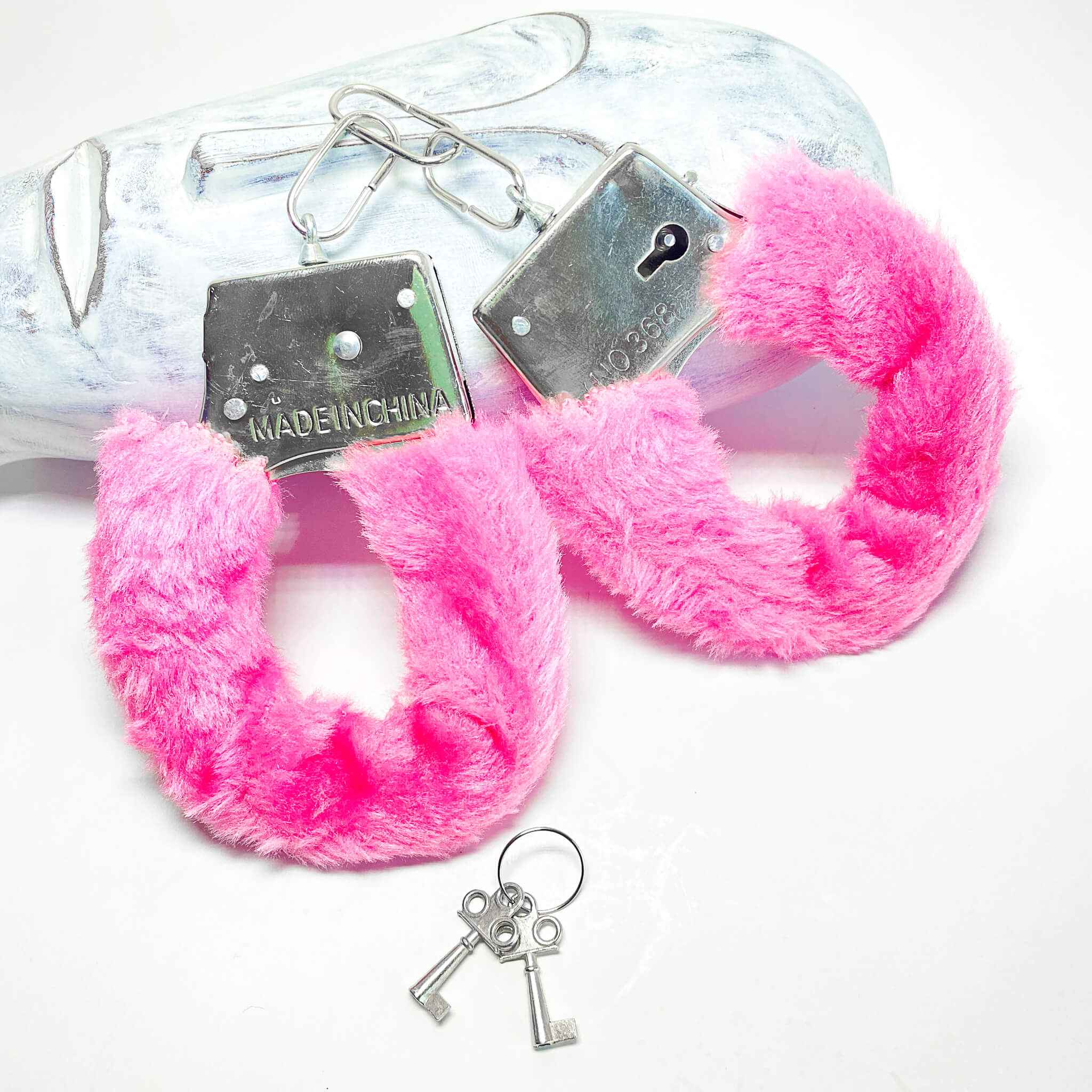 Fluffy handcuffs - 5cm