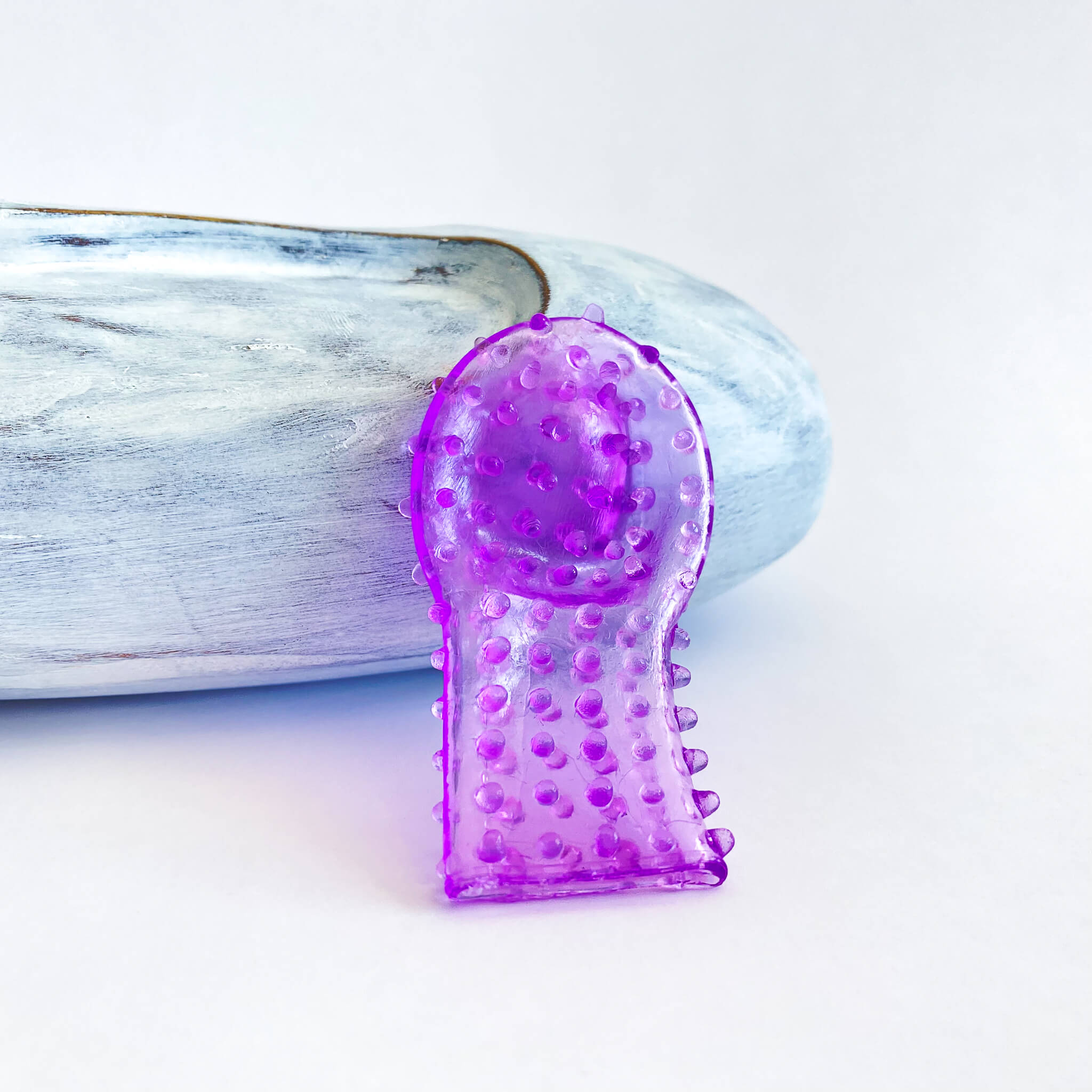 purple realistic penis sheath