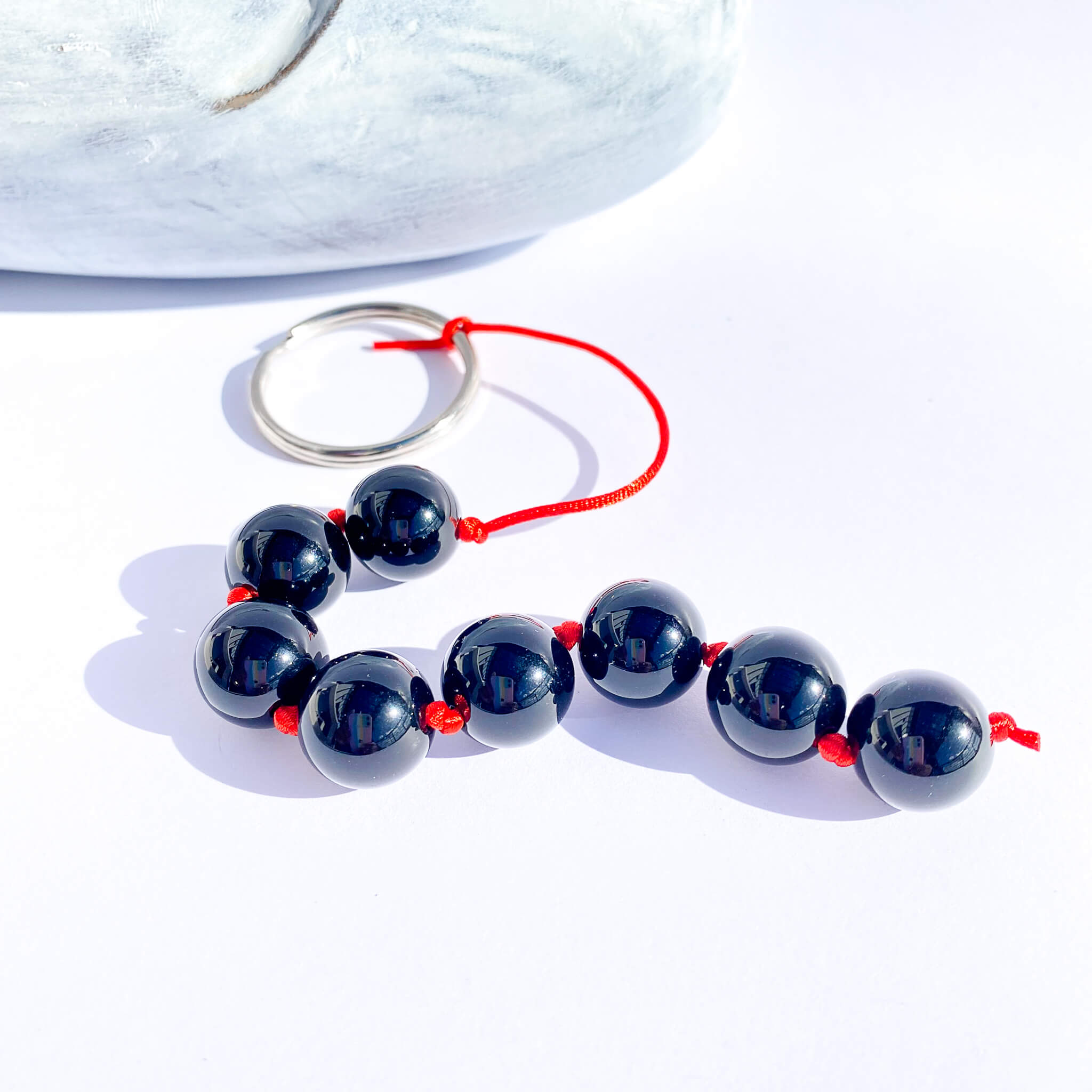 String Anal Beads With Pull Ring 4play Essentials