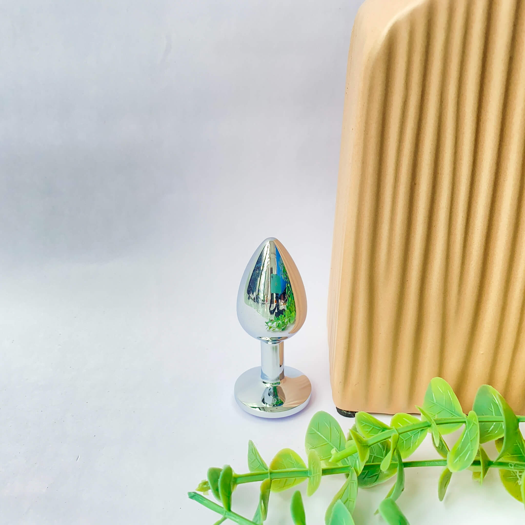 Black Metal Anal Butt Plugs 3 Piece Set - 4Play Essentials