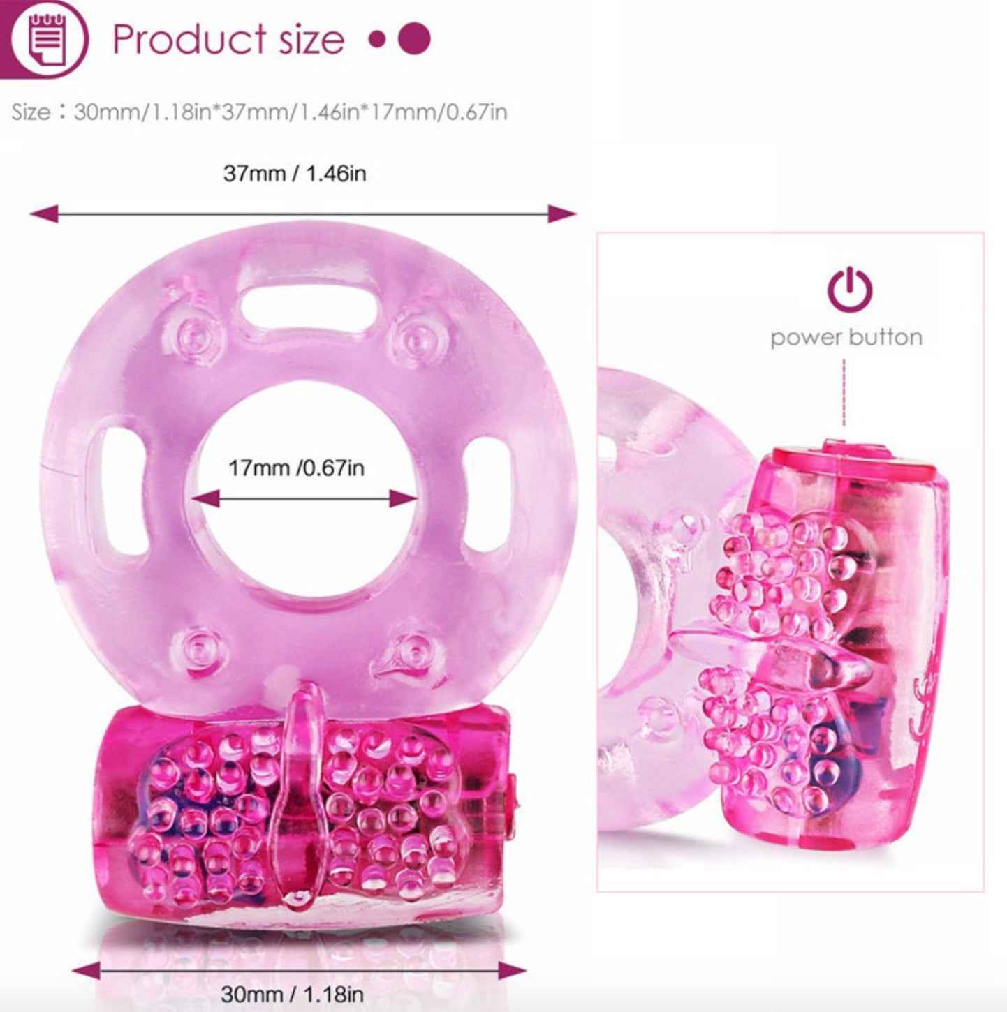 Disposable Vibrating Cock Ring