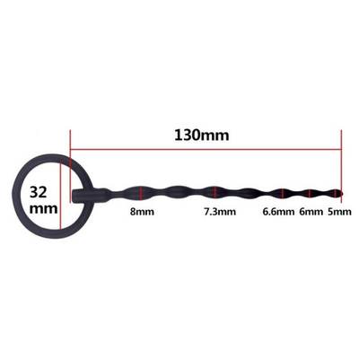 Silicone Beaded Probe Penis Sound - 4Play Essentials