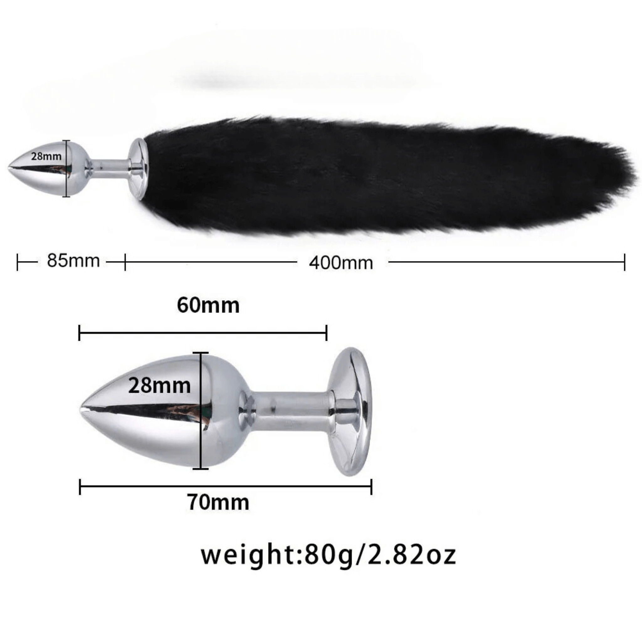5 Piece Fox Tail and Cat Ears Set