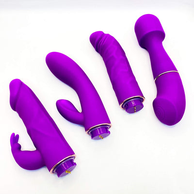 4 in 1 Clitoral and G Spot Rechargeable Vibrator Set