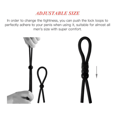 Adjustable Silicone Cock Ring Set (3pcs) - 4Play Essentials