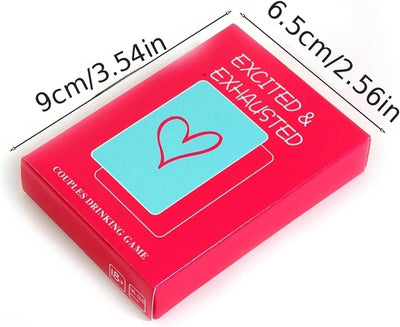 Excited and Exhausted Couples Drinking Game