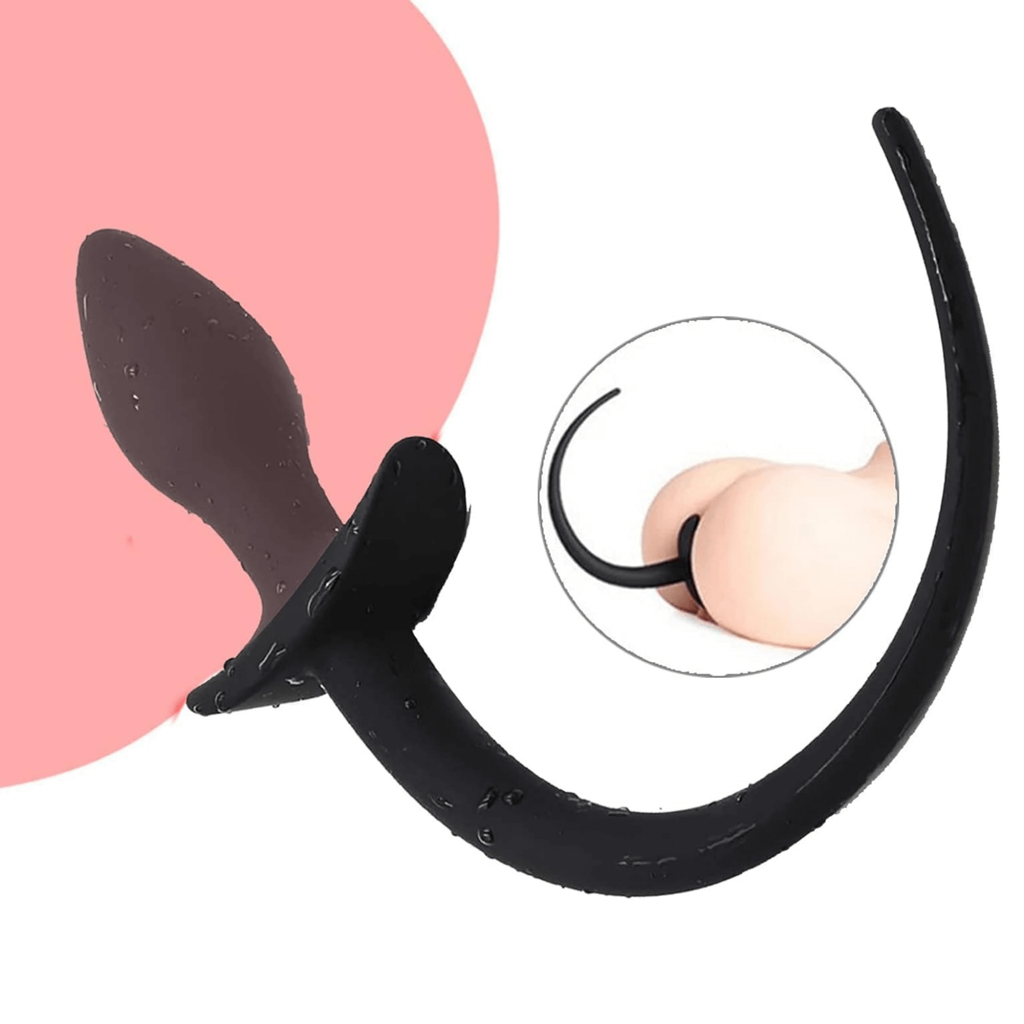 Animal Tail Silicone Butt Plug (32mm)