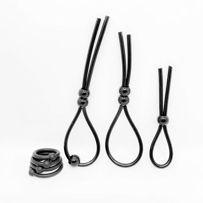 9 piece silicone cock ring set