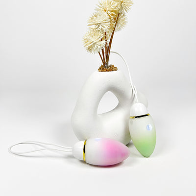App-Controlled Jumping Egg Vibrator on a white background
