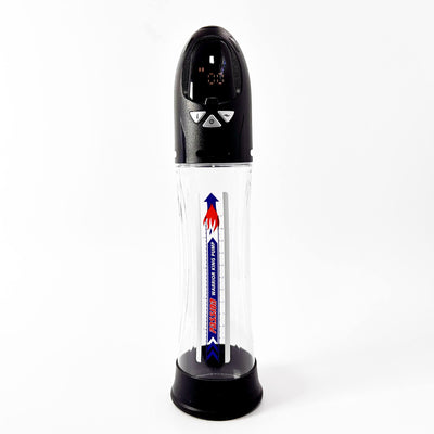 AquaRise Waterproof Electric Penis Pump with LCD Gauge (8 Modes)
