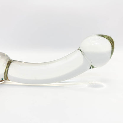 Beaded glass anal massager