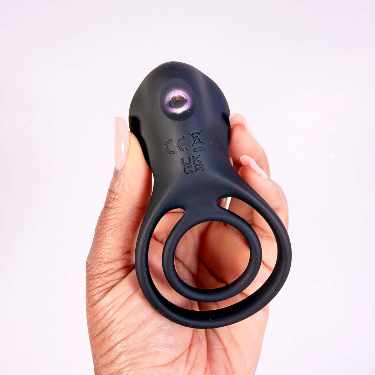 Black Rose 10-Mode Remote Control Vibrating Cock Ring