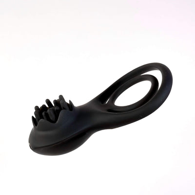 Black Rose 10-Mode Remote Control Vibrating Cock Ring
