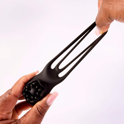 Black Rose 10-Mode Remote Control Vibrating Cock Ring