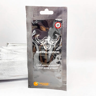 Buffel Horing Liquid Erection Booster - Orange Flavour - 4Play Essentials