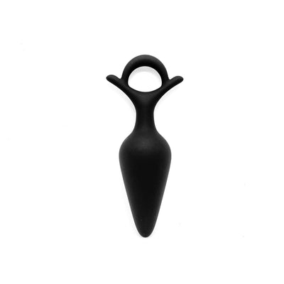 Butt plug with pull ring medium