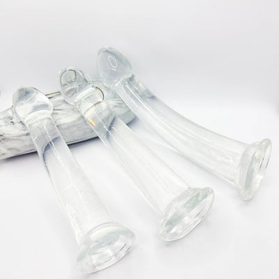 Curved long dildo
