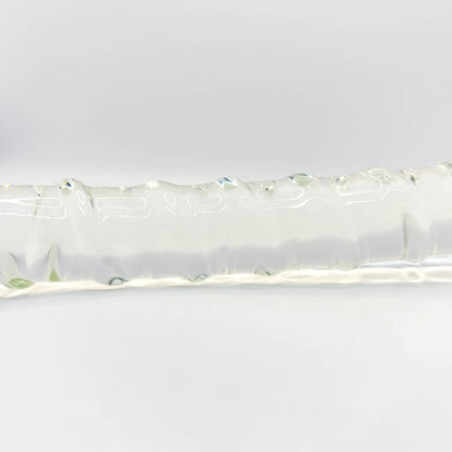 Curved glass dildo