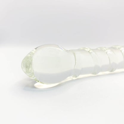 Big Head glass dildo