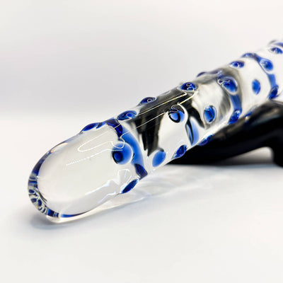 Dotted glass dildo massager south africa