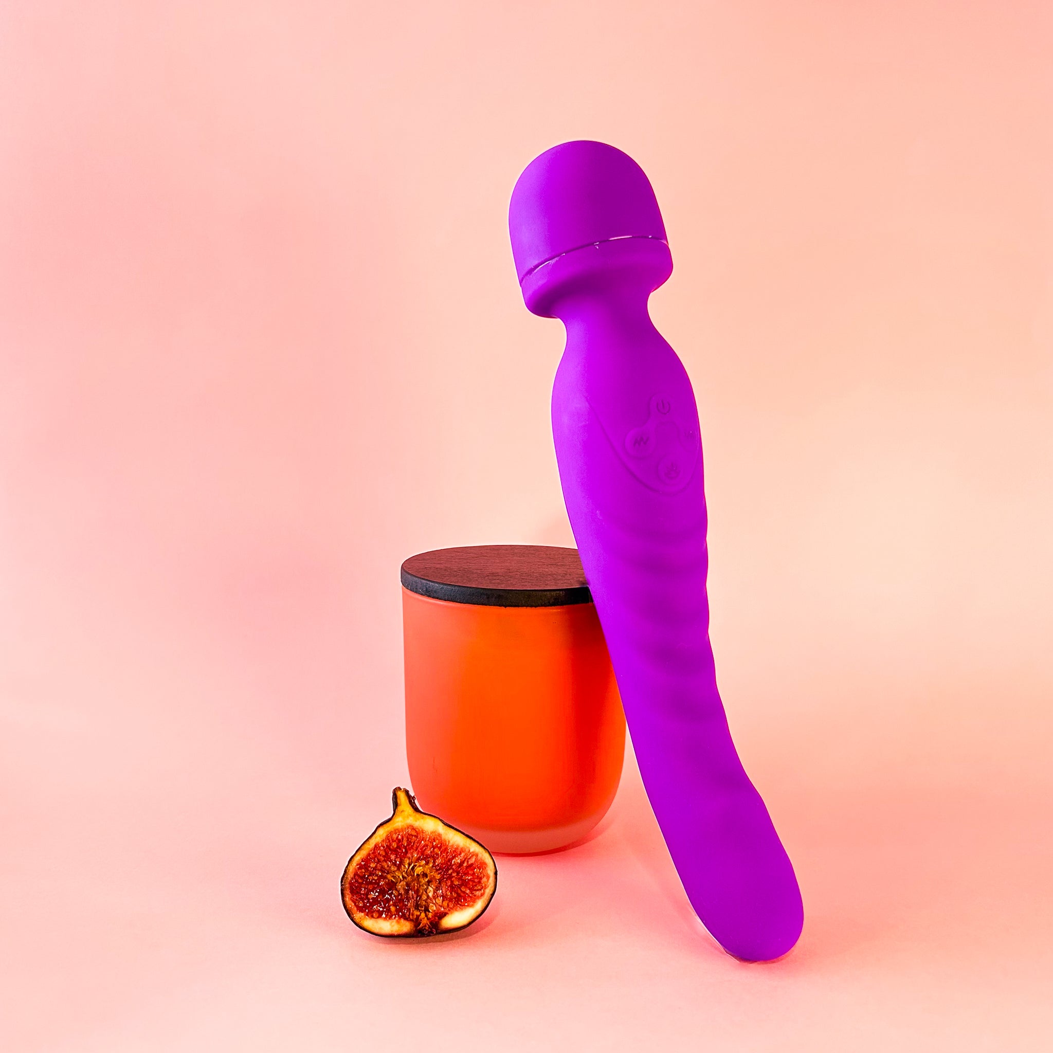 Double Ended Wand Vibrator with Heating Function