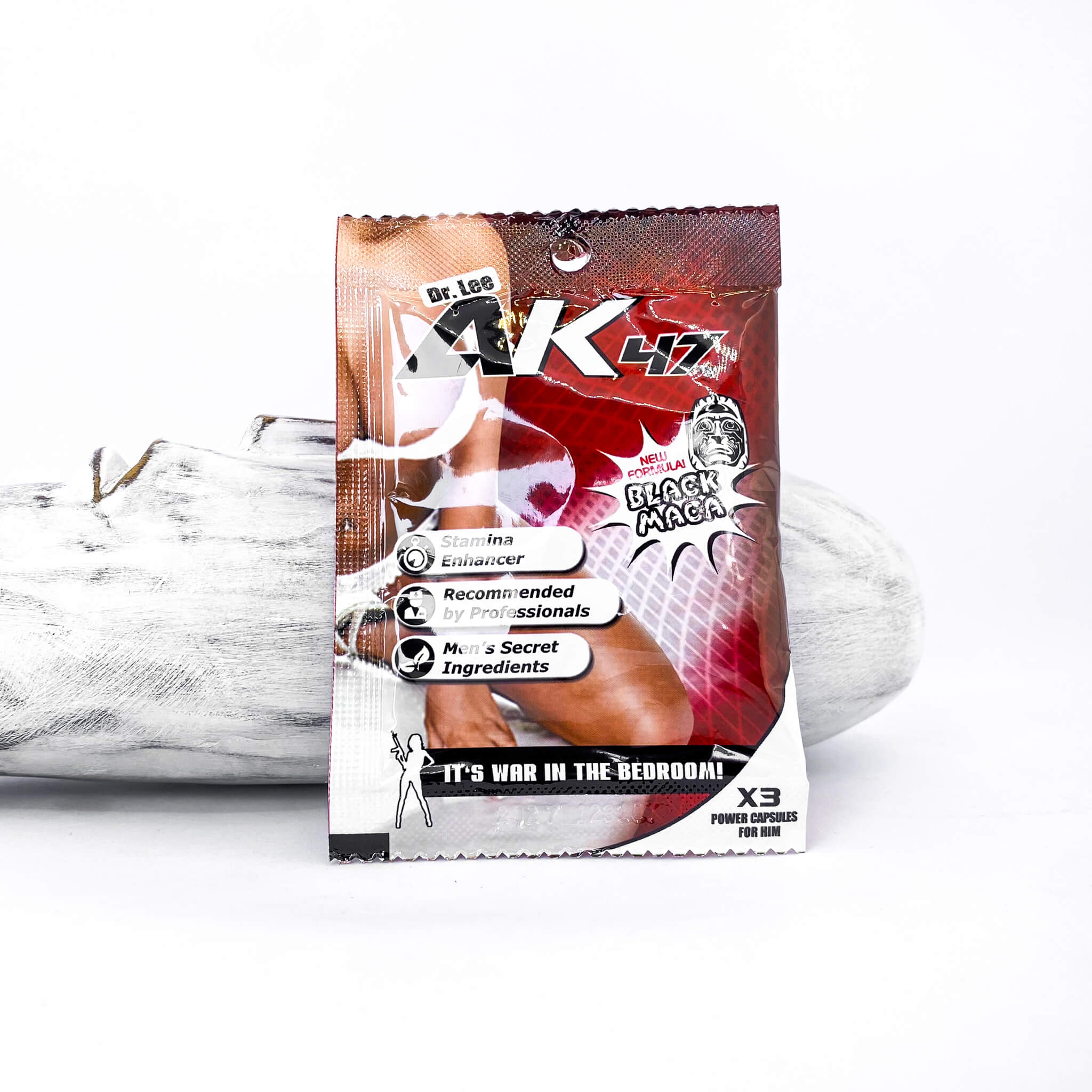 Dr Lee AK47 Power Capsules with Black Maca (3’s) - 400mg