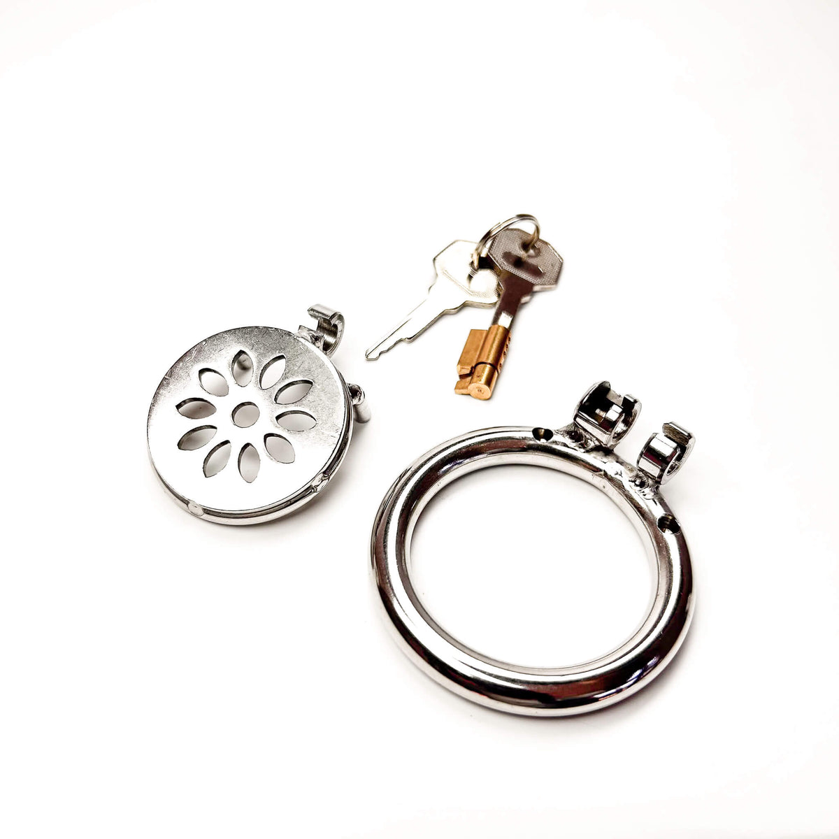 Flat Out Metal Chastity Cage