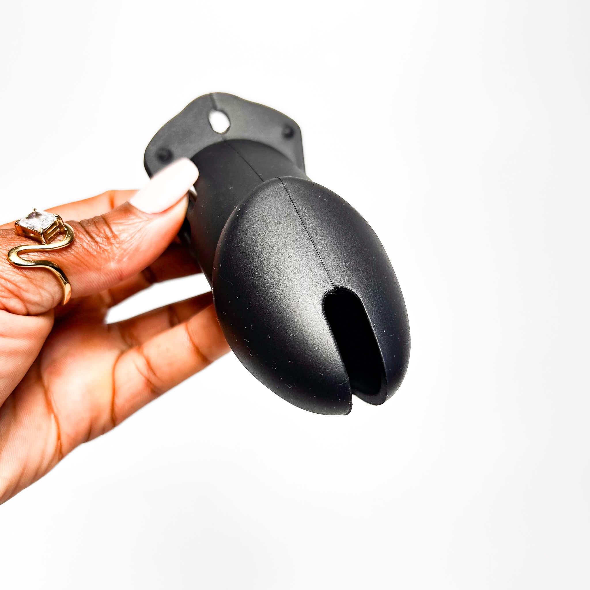 Flex Lock Long Silicone Chastity Cage
