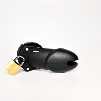 Flex Lock Long Silicone Chastity Cage