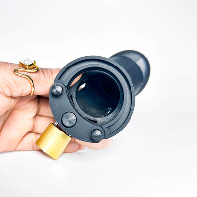 Flex Lock Long Silicone Chastity Cage