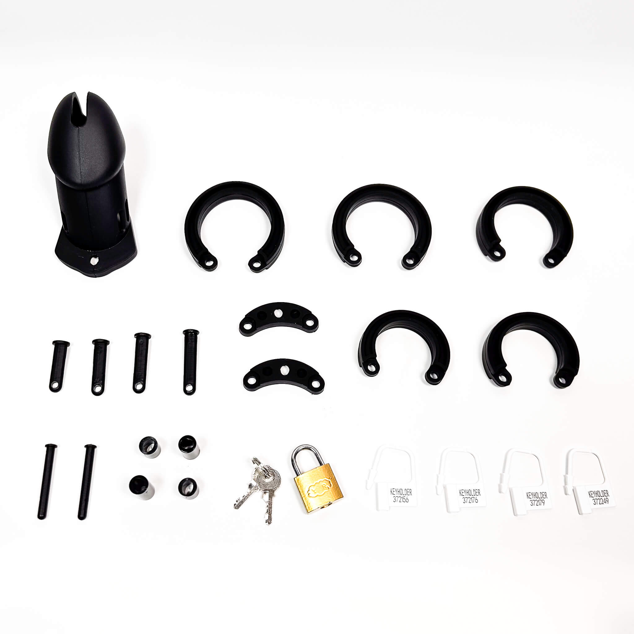 Flex Lock Long Silicone Chastity Cage