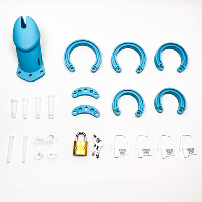 Flex Lock Long Silicone Chastity Cage