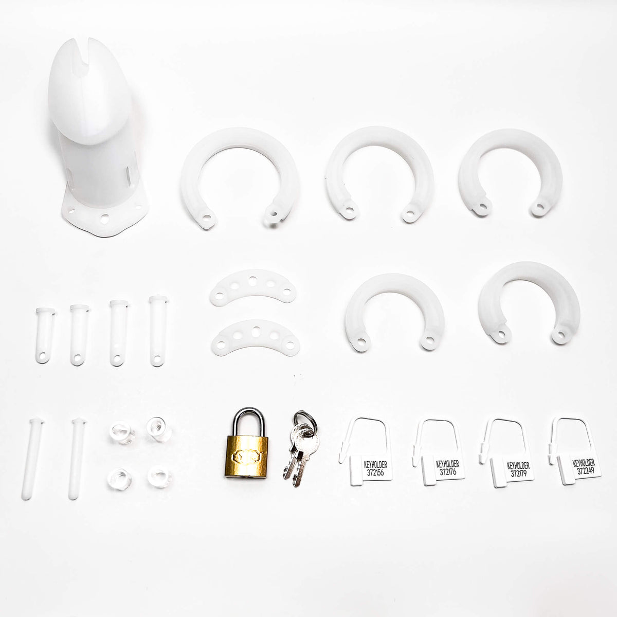 Flex Lock Long Silicone Chastity Cage