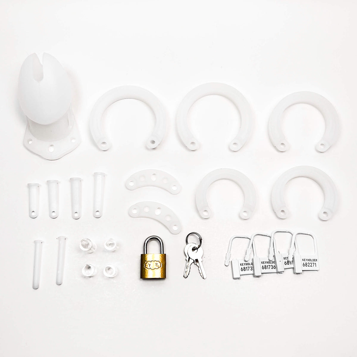 Flex Lock Short Silicone Chastity Cage